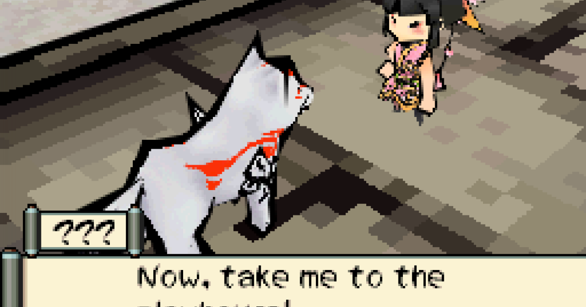 In the Nintendo DS game *okamiden* the sequel/spinoff of the hit