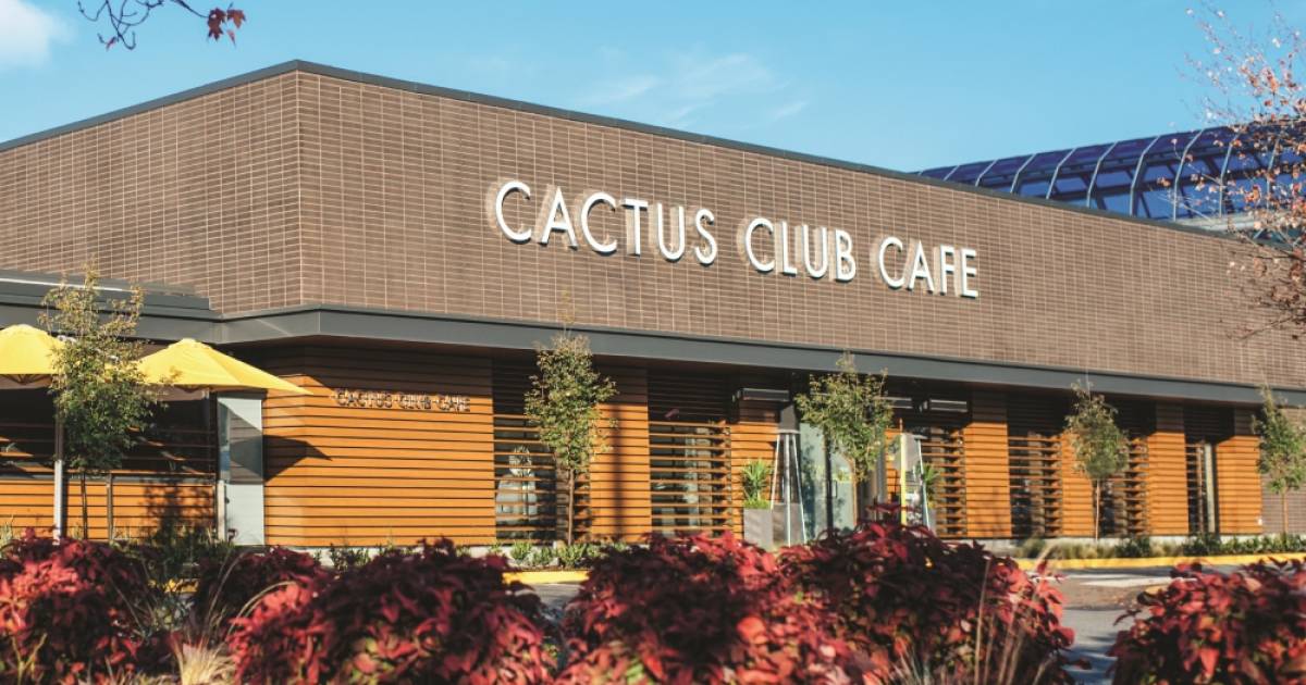 Cactus Club Café relocates and relaunches Richmond location