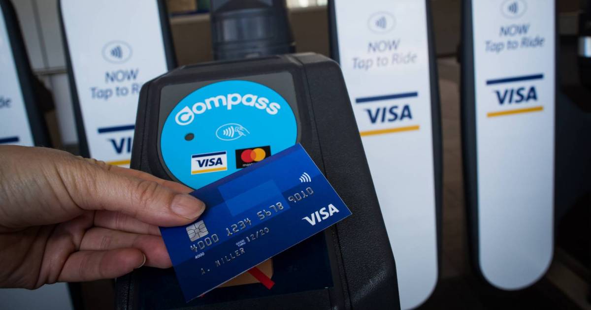 TransLink rolls out "tap to pay" feature allowing credit