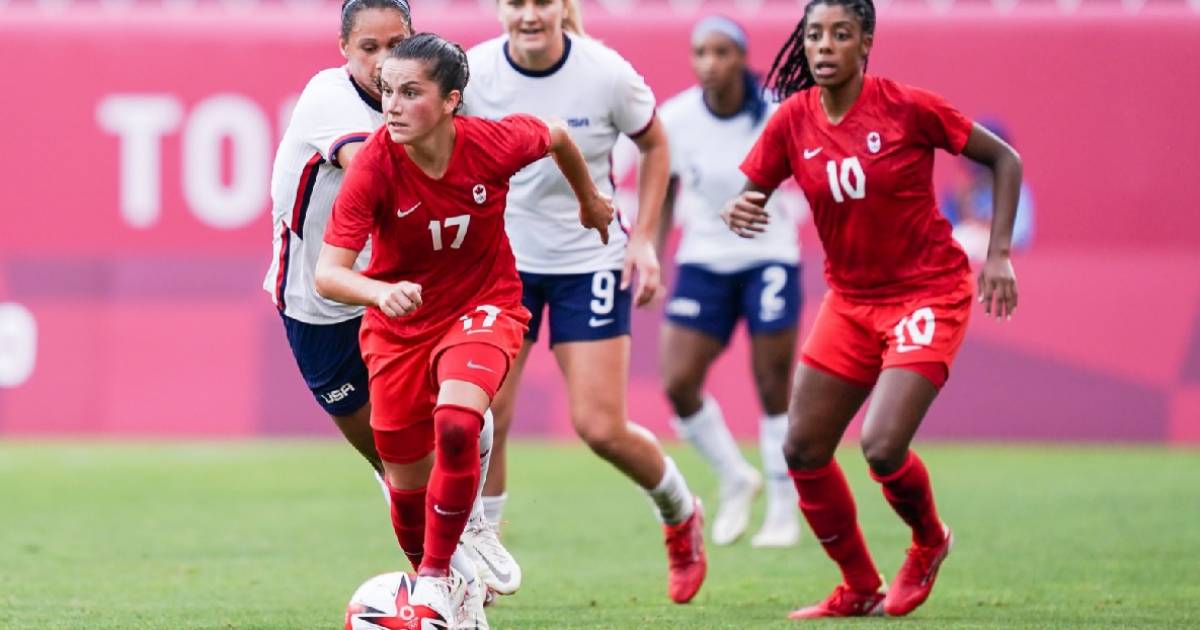 Canadian women's soccer team advances to gold-medal match after defeating U.S. at Tokyo Olympics ...