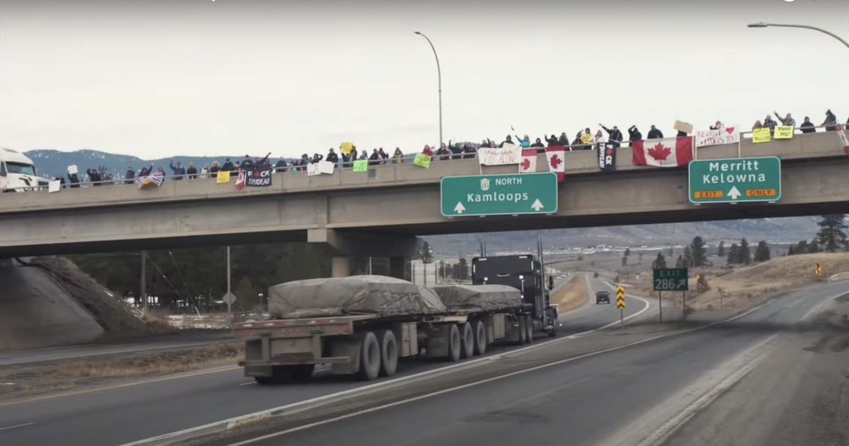 Check out this behaviour from supporters of Freedom Convoy 2022