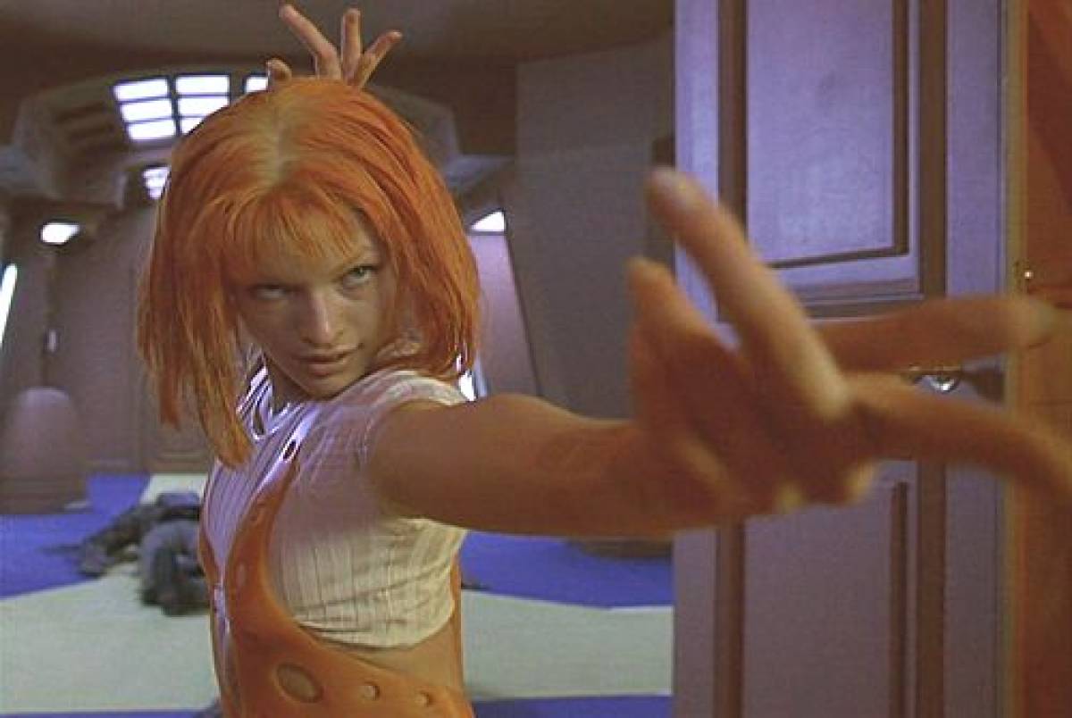 Milla Jovovich in <em>The Fifth Element</em>.