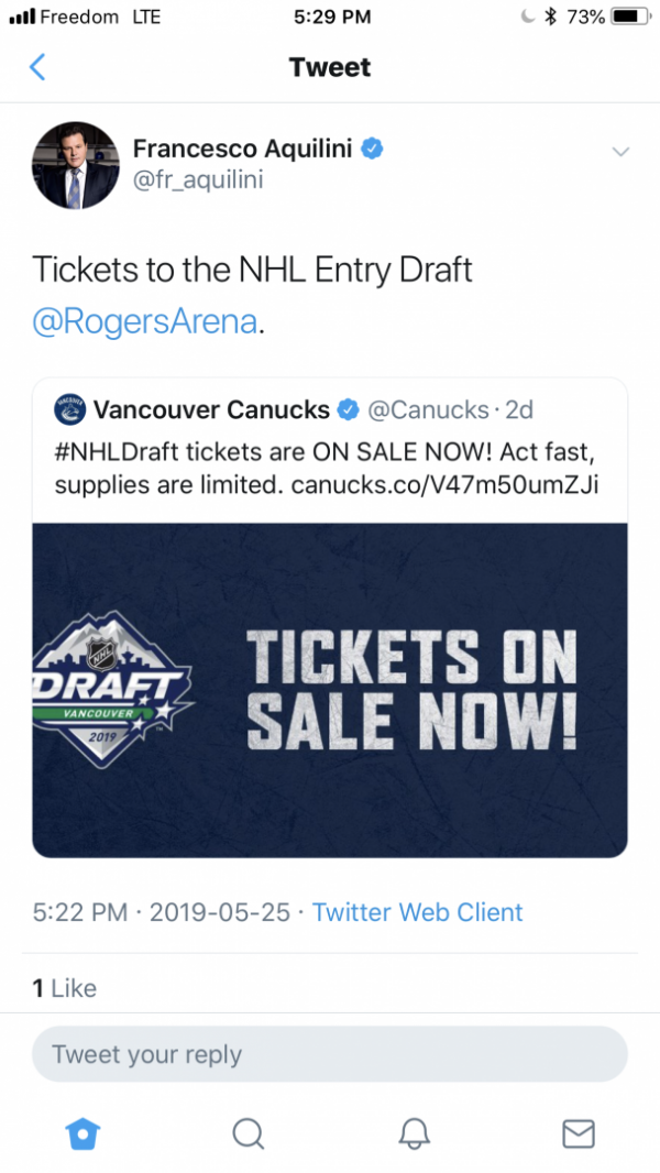 nhl draft tickets for sale