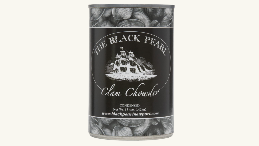 The Black Pearl Clam Chowder New England Famous Condensed Soup