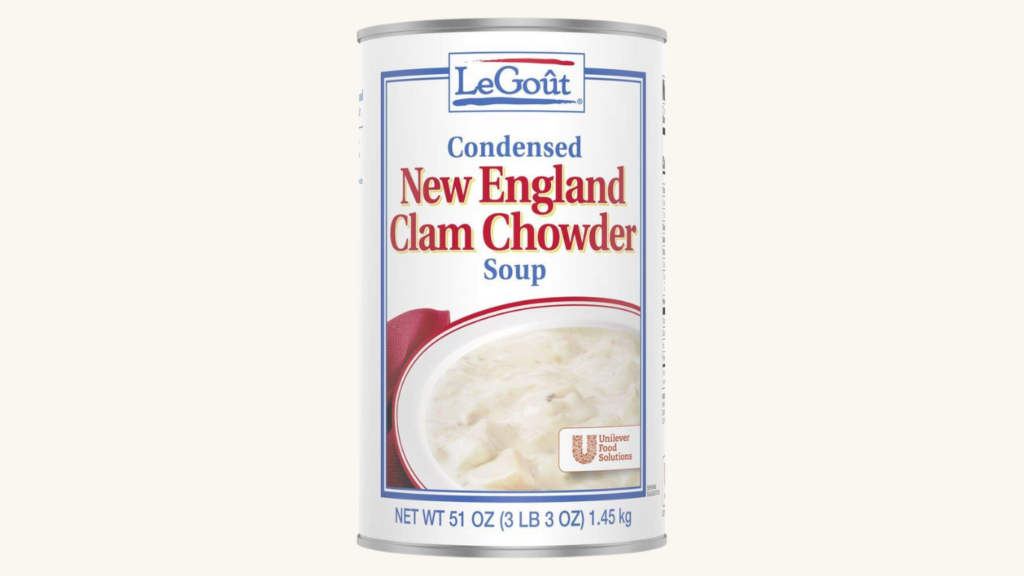 LeGout New England Clam Chowder Condensed Canned Soup