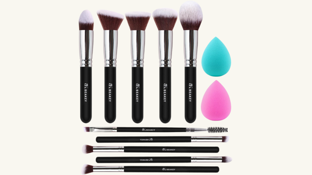 BEAKEY 12Pcs Makeup Brush Set