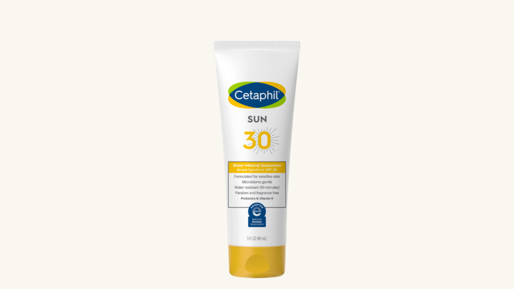 Cetaphil Sheer Mineral Sunscreen Lotion