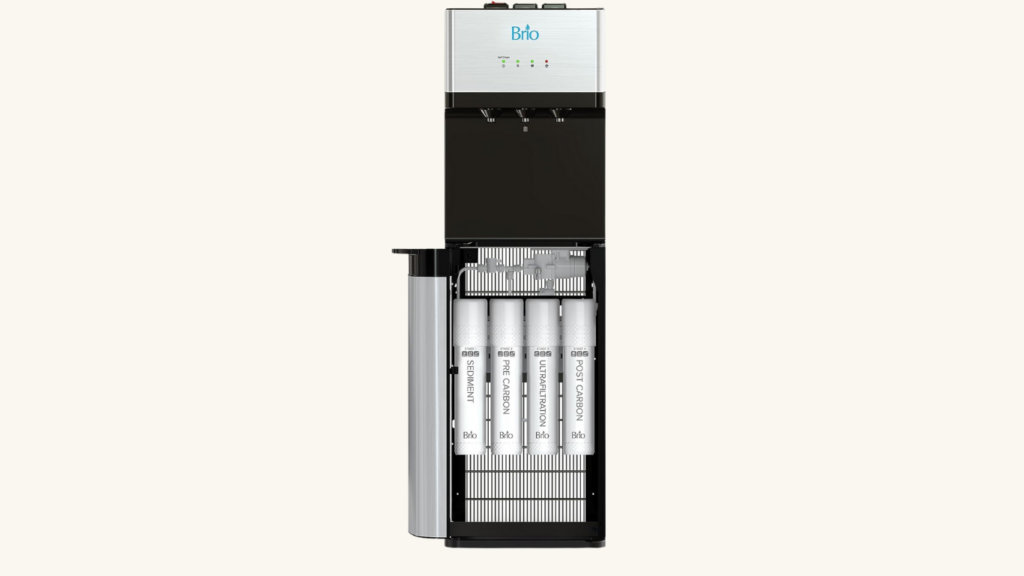 Brio Moderna UV Self-Cleaning Bottleless Water Cooler Dispenser with Filtration