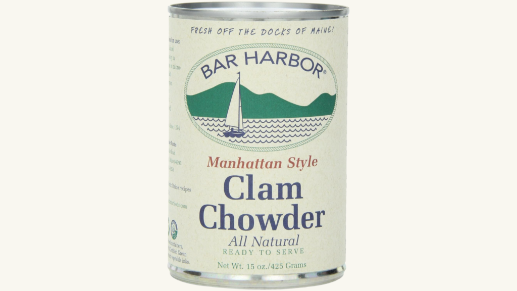 Bar Harbor Chowder, Manhattan Clam