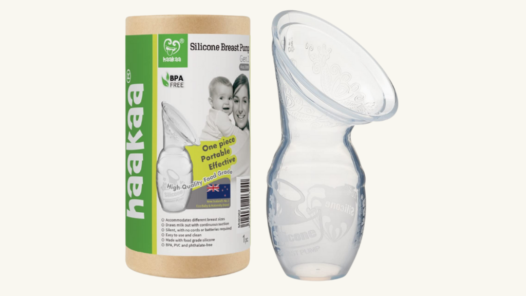 2. Haakaa Silicone Breast Pump-Best Budget Pick