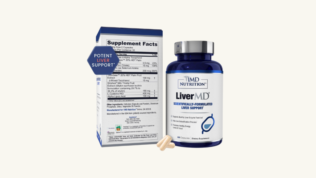 1MD LiverMD - 肝脏支持补充剂