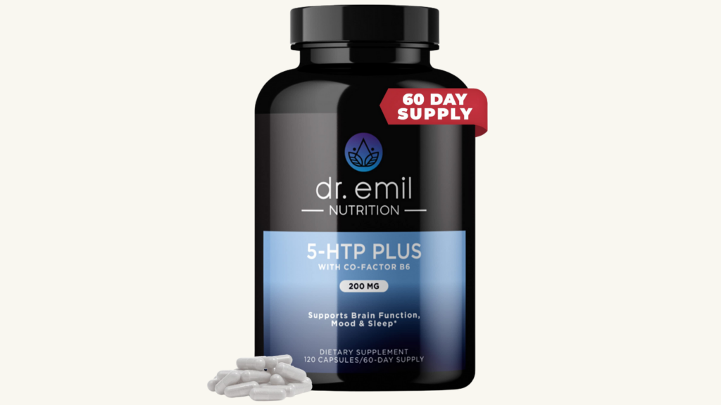 DR EMIL NUTRITION 200 MG 5-HTP Plus 含 SAM-e，用于调节情绪、压力和睡眠