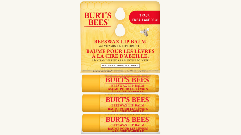 Burt's Bees Moisturizing Lip Balm for Dry Chapped Lips