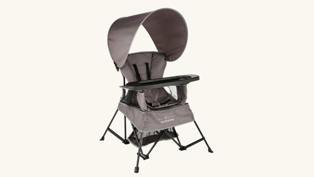 Baby Delight Outdoor Kids Chair With Sun Canopy