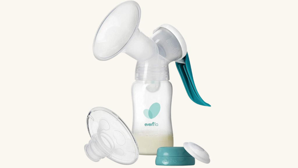 5. Evenflo Advanced Manual Breast Pump - Best for Large Nipples