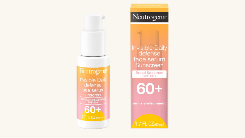 Neutrogena Invisible Daily Defense Face Sunscreen + Hydrating Serum