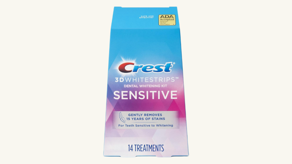 Crest 3D Whitestrips for Sensitive Teeth