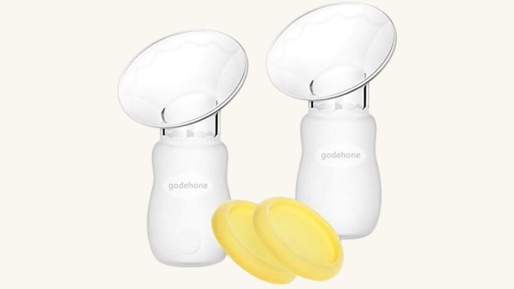 8. Godehone Silicone Breast Pump 2 Pack