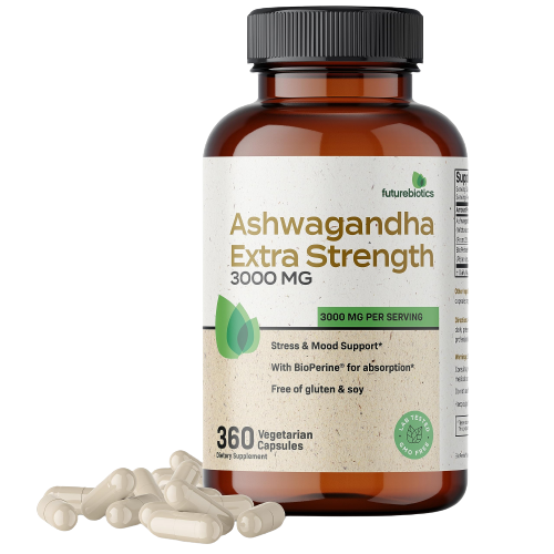 Futurebiotics Ashwagandha Capsules Extra Strength 3000mg