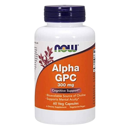 NOW Alpha GPC 300mg 60vcap 60 count