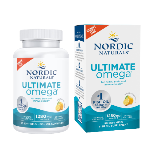Nordic Naturals Ultimate Omega，柠檬味 - 90 粒软胶囊