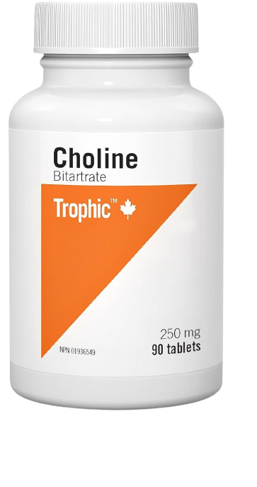 Trophic choline Bitartrate - 90 tablets