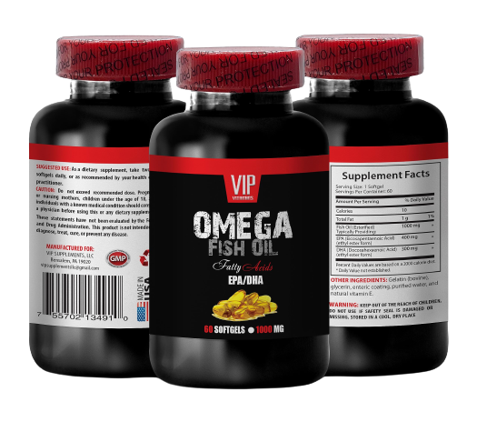 VIP Supplements Omega-3 Premium Complex EPADHA ENTERIC Coated 1000mg Fish Oil