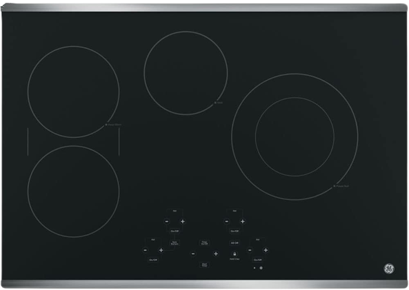 GE JP5030SJSS 30 Inch Smoothtop Electric Cooktop with SyncBurner