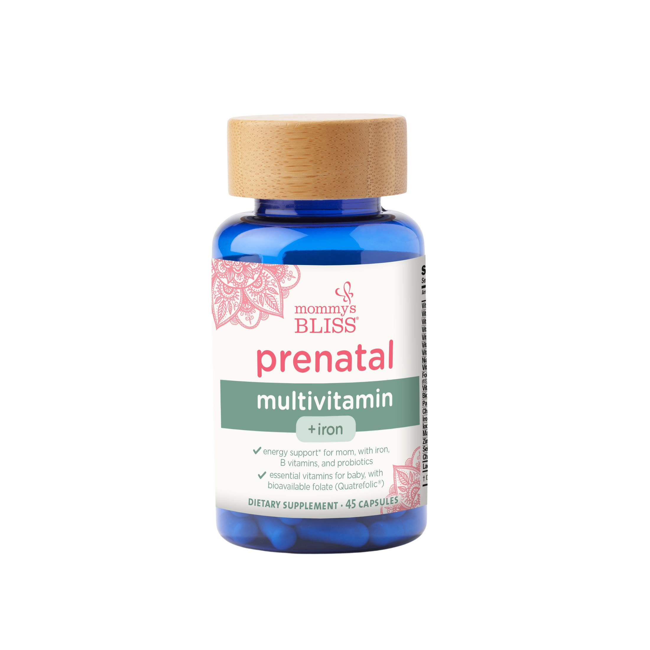 Mommy's Bliss Prenatal Multivitamin with Iron and Folic Acid