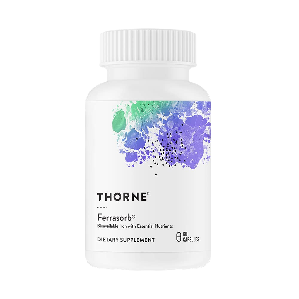 Thorne Ferrasorb - 36 mg Iron with Essential Nutrients