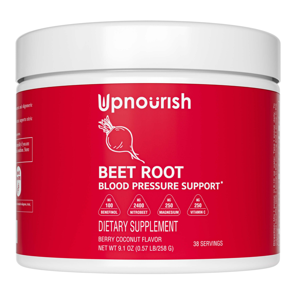 UpNourish Beet Root Powder Blood Pressure Supplement