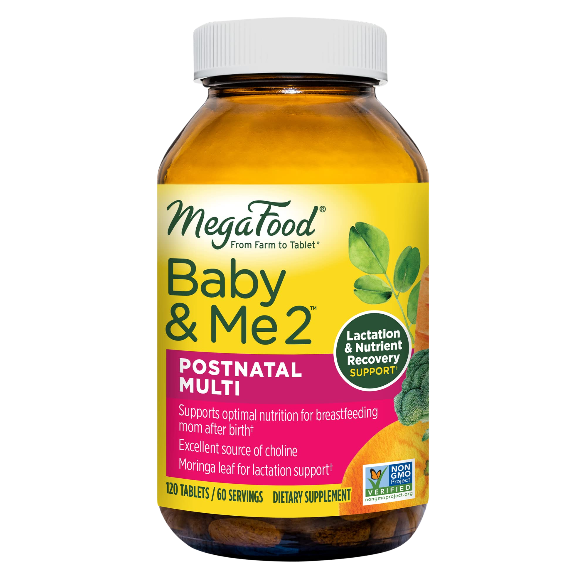 MegaFood Baby & Me 2 Postnatal Vitamins