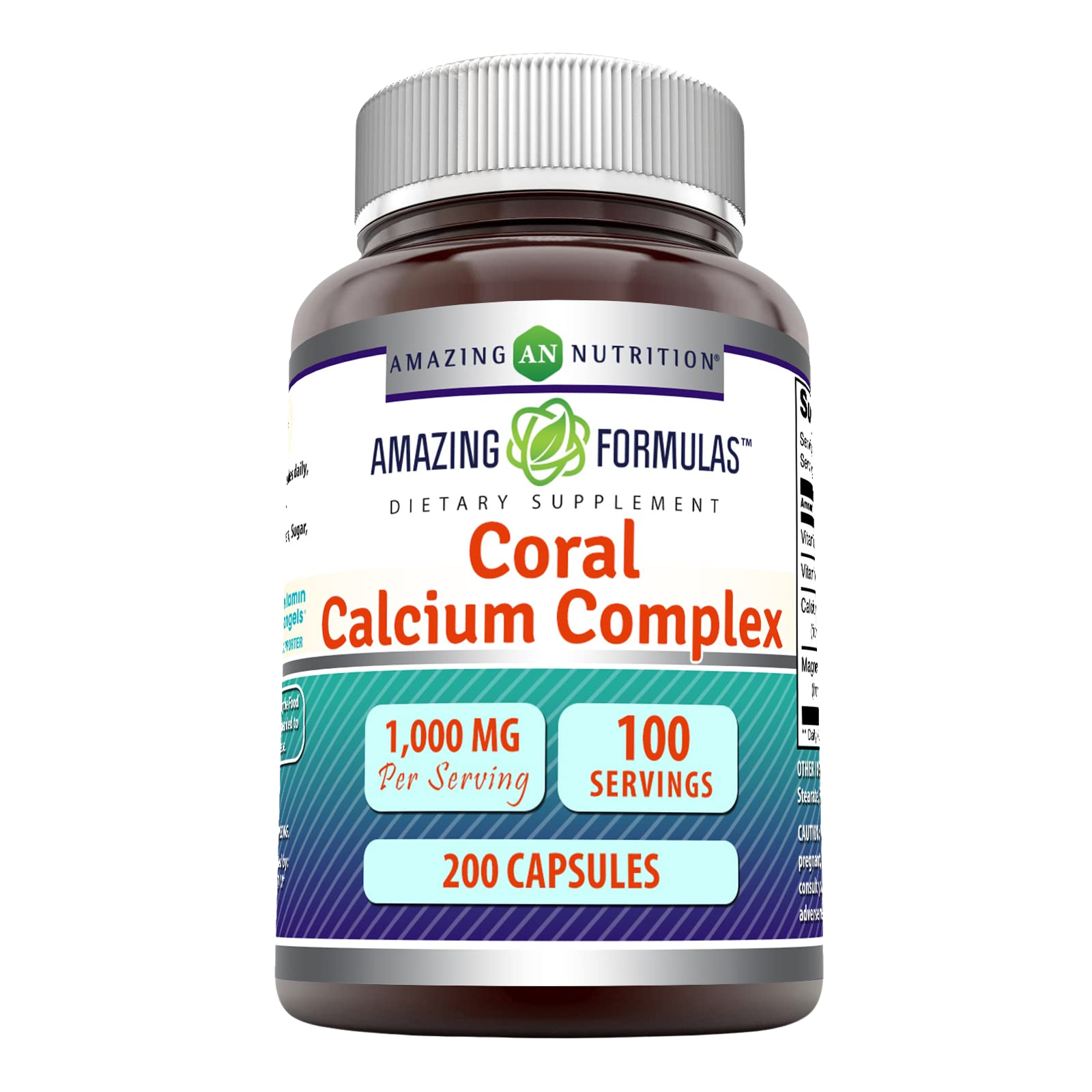 Amazing Formulas Coral Calcium Complex Supplement