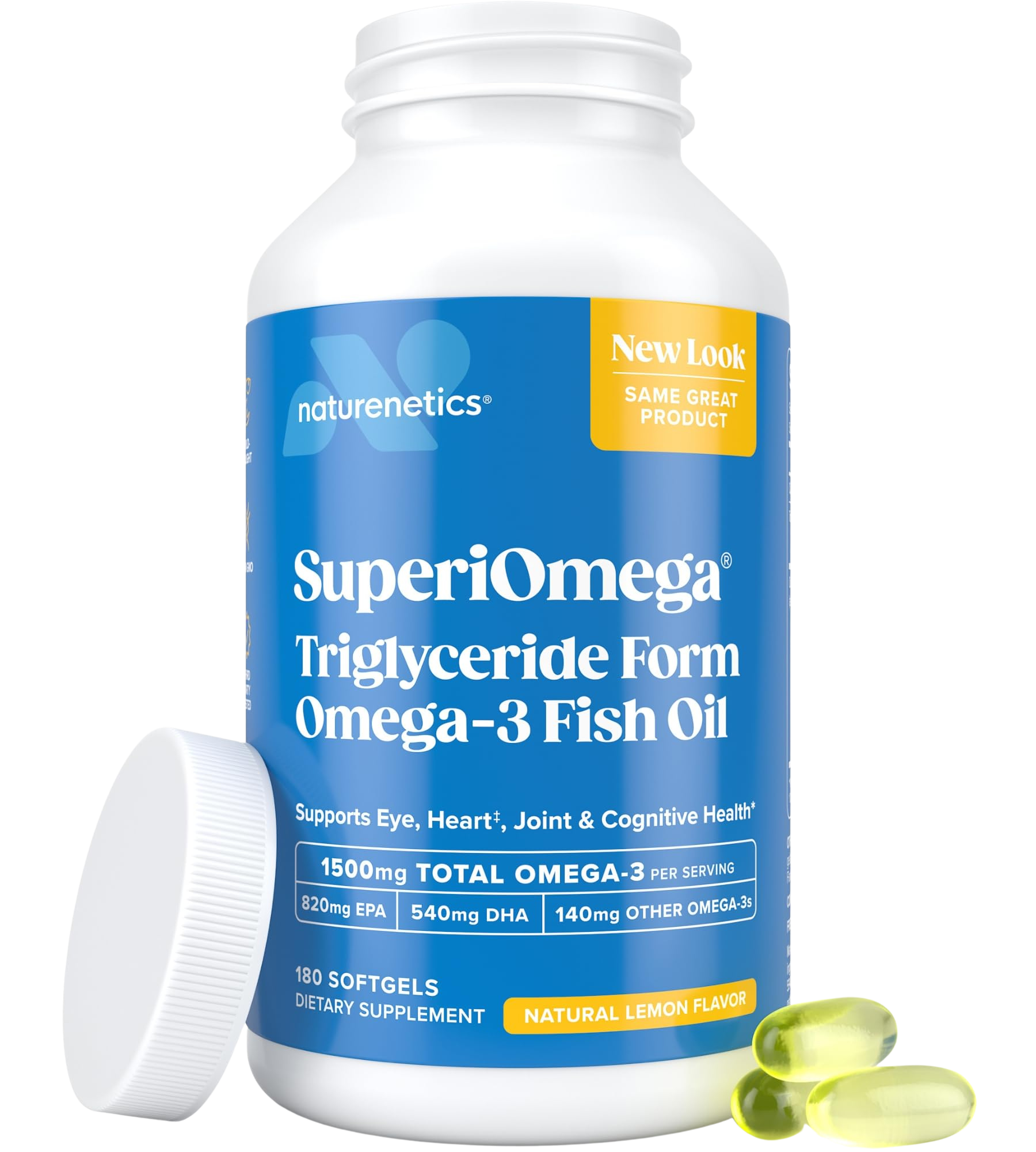 Naturenetics Triglyceride Omega 3 Fish Oil